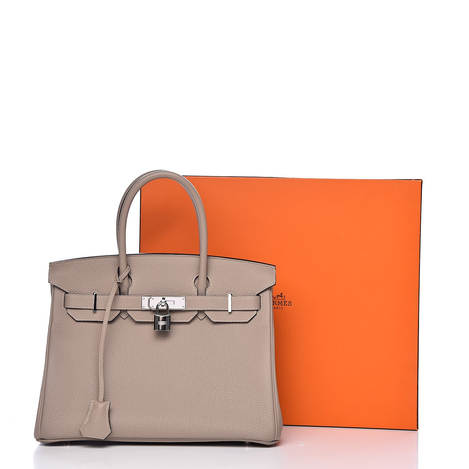 Hermes Togo Birkin 30 Gris Tourterelle 32 of 32