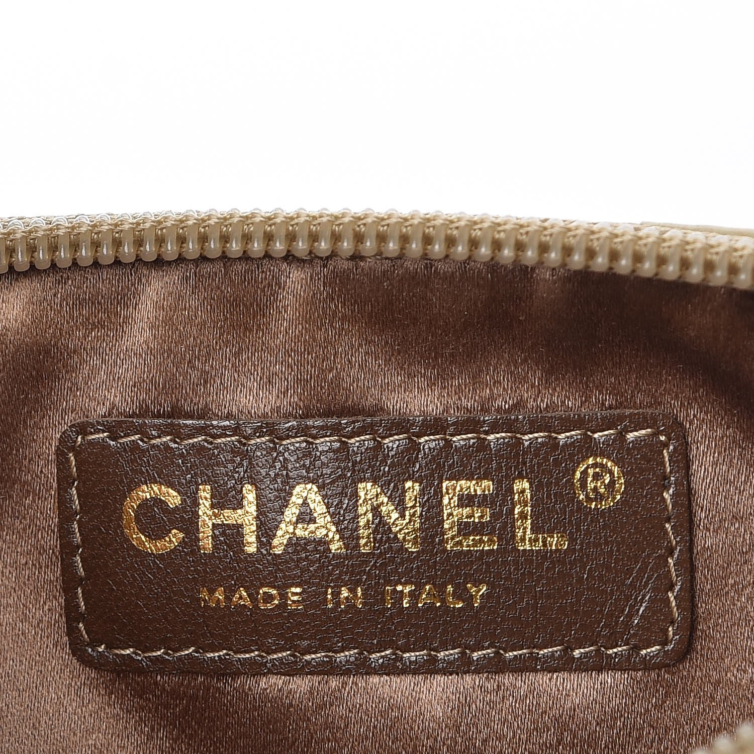 Chanel Python Fortune Cookie Clutch Beige 6 of 7