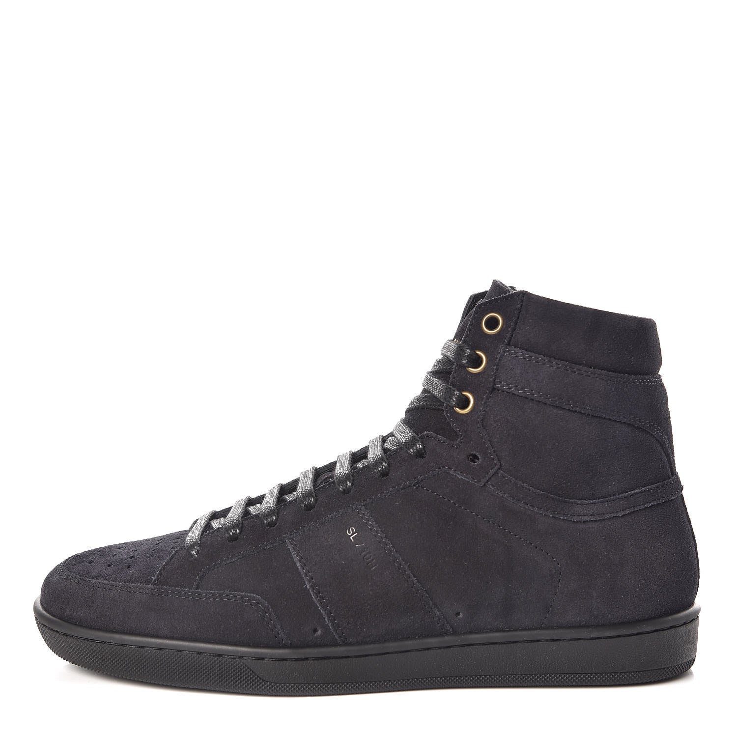 Saint Laurent Suede Mens Court Classic SL/10H High Top Sneakers 39 Midnight Blue 1 of 9