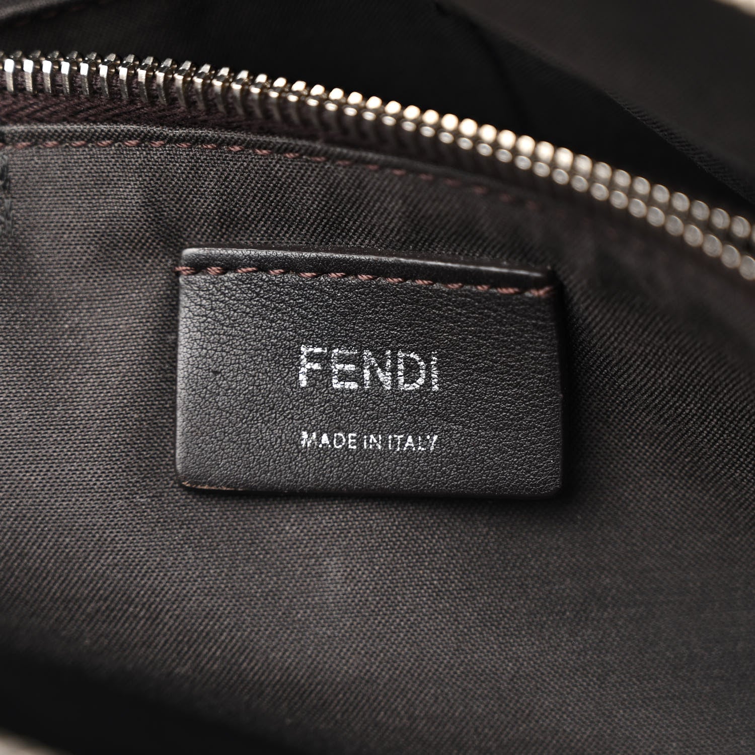 Fendi Vitello Dolce 4 Color Medium By The Way Boston Bag Carbone Grigio Polvere Multicolor 7 of 14