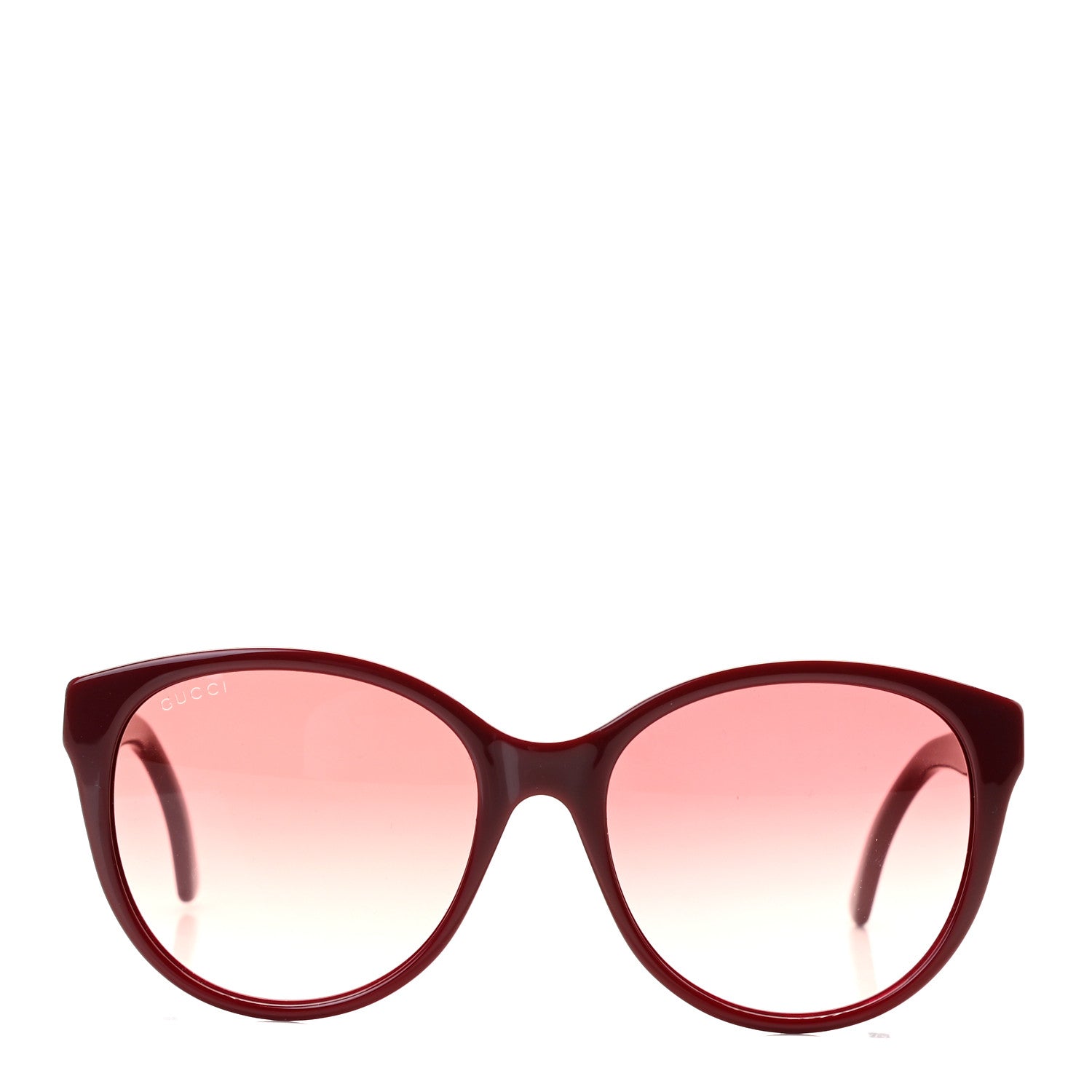 Gucci Cat Eye GG0163S Sunglasses Burgundy 2 of 8