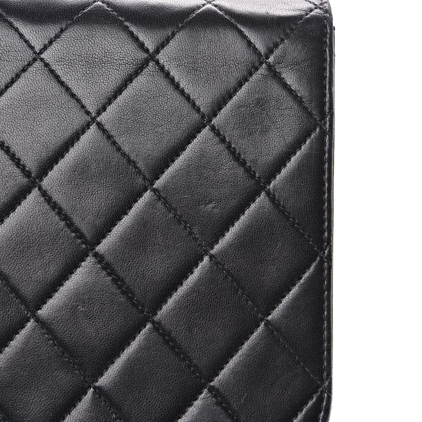 Lambskin Quilted Small Single Flap Bag Black