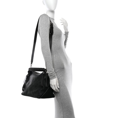 Louis Vuitton Mahina Beaubourg Hobo MM Black 2 of 9