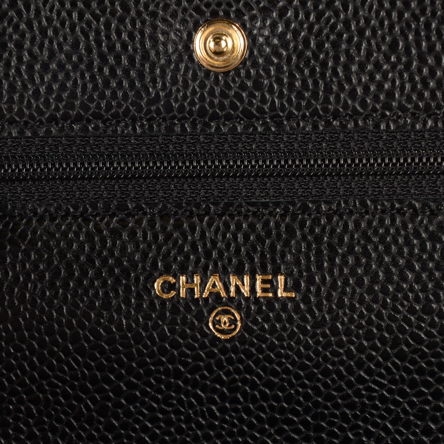 Chanel Caviar Quilted Wallet On Chain WOC Black 7 of 9