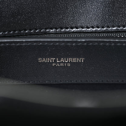 Saint Laurent Shiny Calfskin Medium Uptown Tote Black 12 of 16