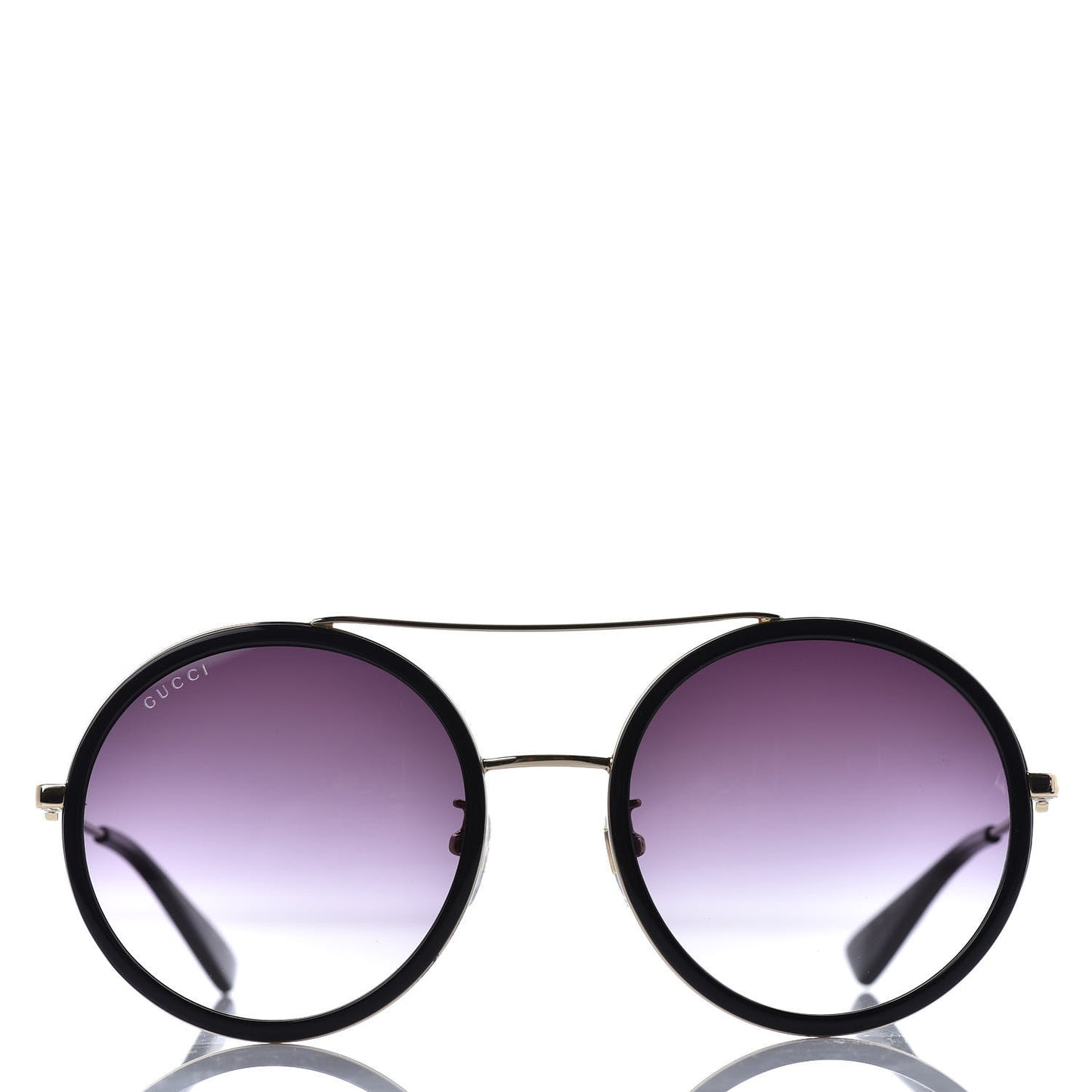 Round Frame Sunglasses GG0061S Black