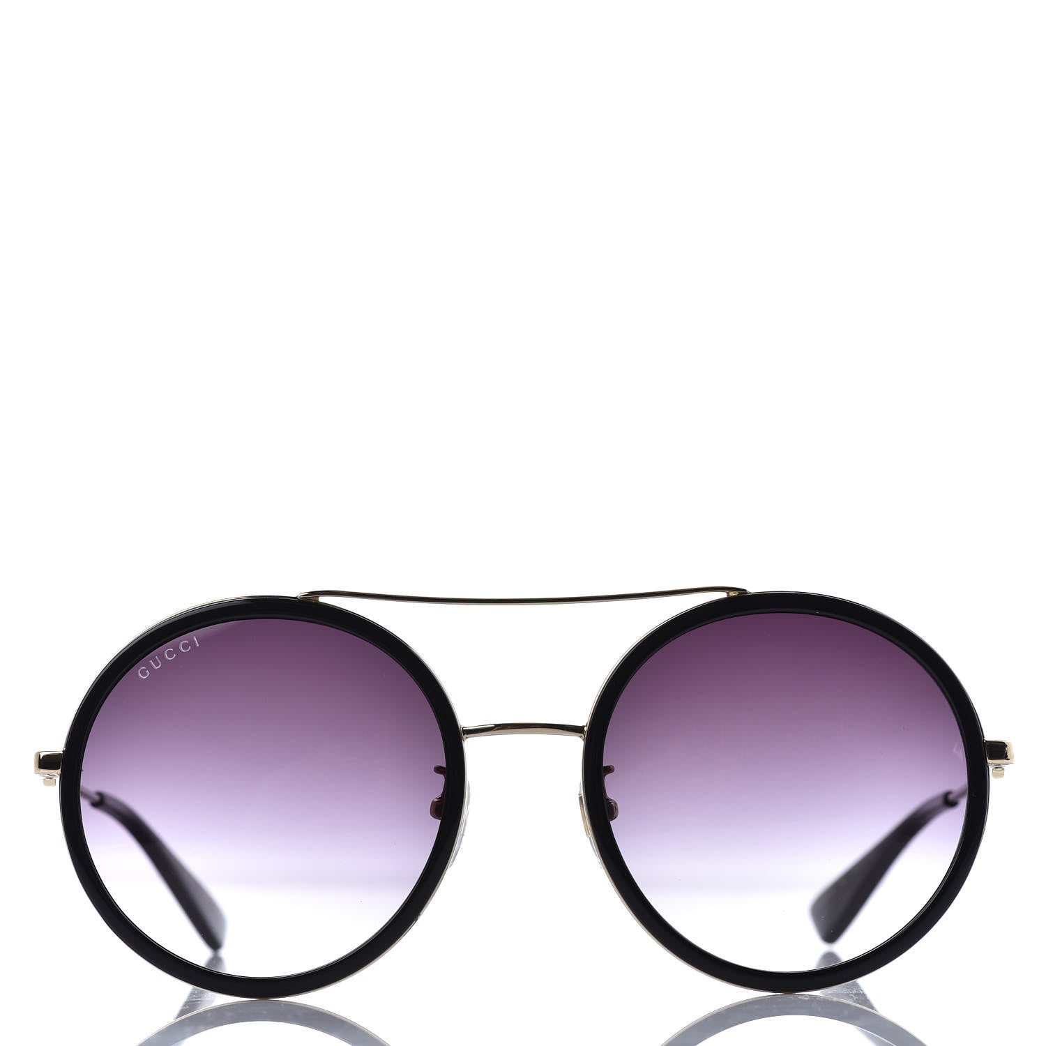 Gucci Round Frame Sunglasses GG0061S Black 3 of 9