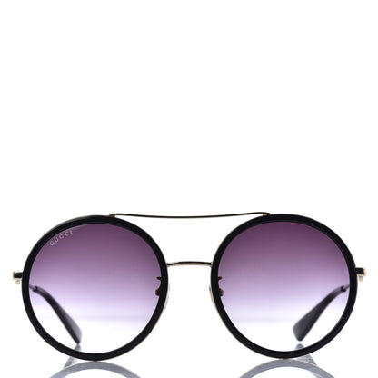 Gucci Round Frame Sunglasses GG0061S Black 3 of 9