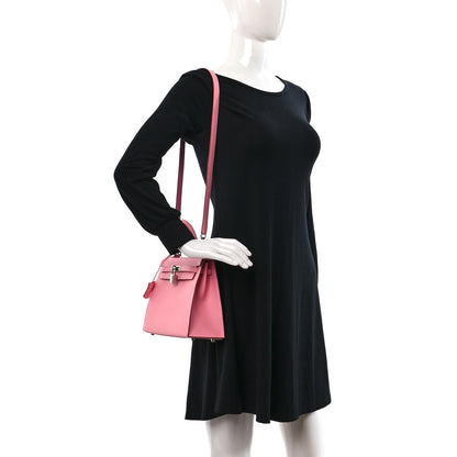 Hermes Epsom Kelly Sellier 25 Rose Confetti 2 of 17