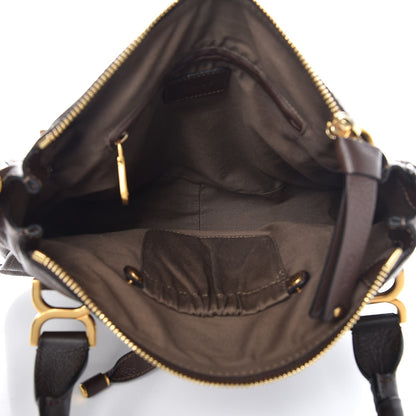 Chloe Calfskin Medium Marcie Satchel Coffee Shot 5 of 9