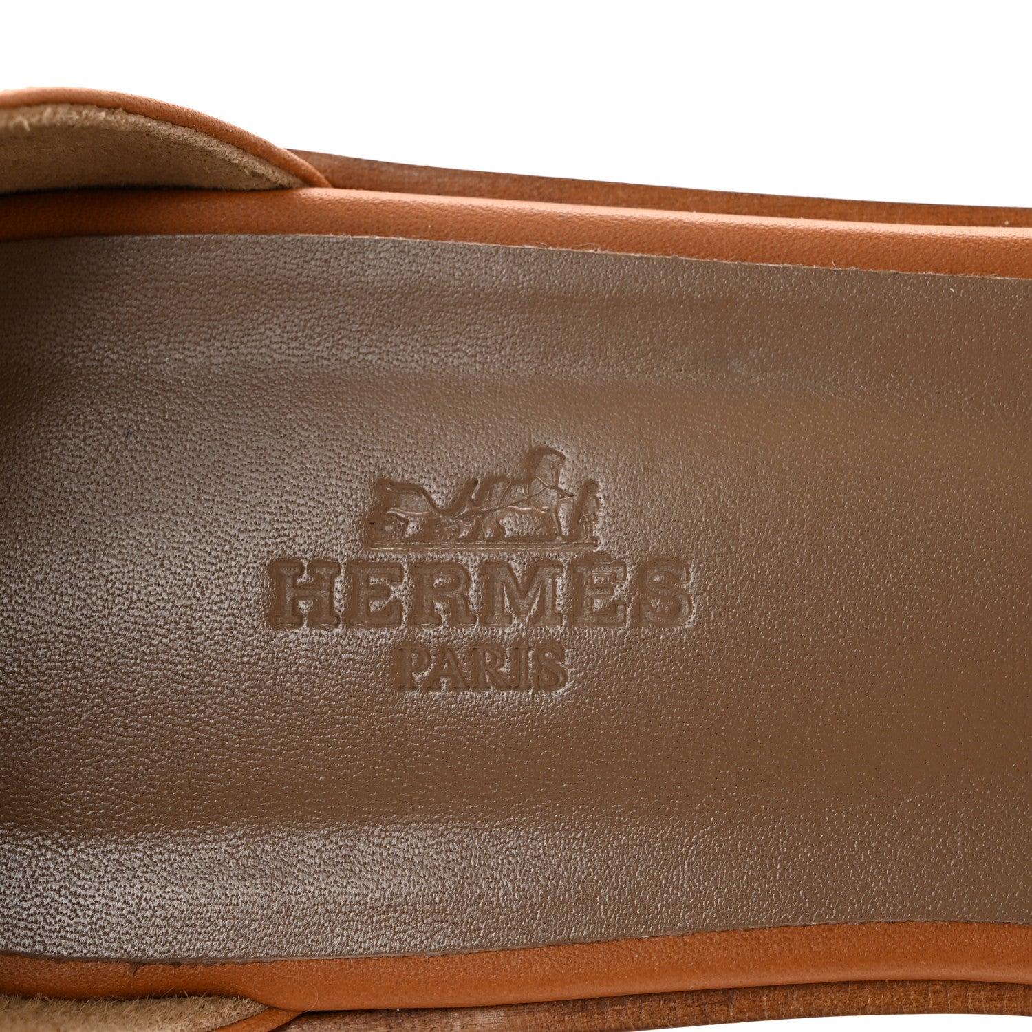 Hermes Calfskin Santorini Sandals 40 Naturel 8 of 10
