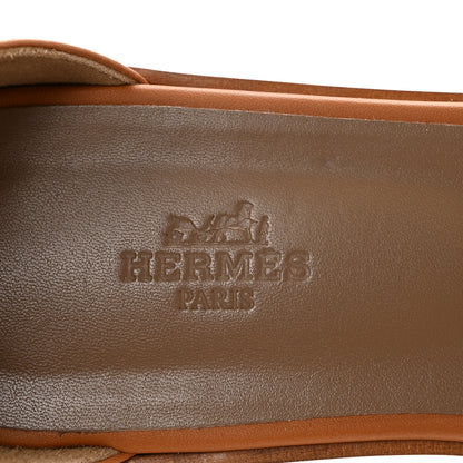Hermes Calfskin Santorini Sandals 40 Naturel 8 of 10