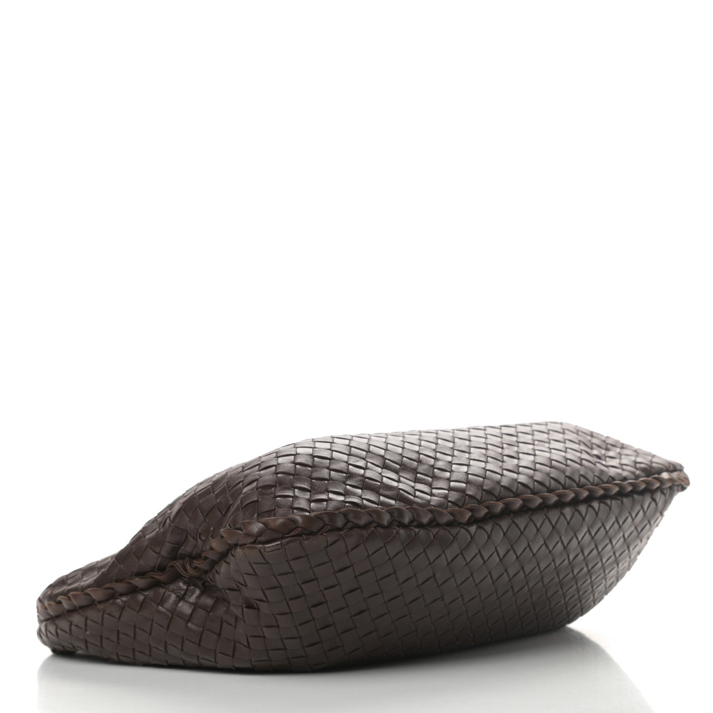 Nappa Intrecciato Medium Veneta Hobo Ebano