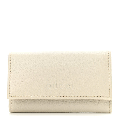 Gucci Calfskin 6 Key Holder White 1 of 8
