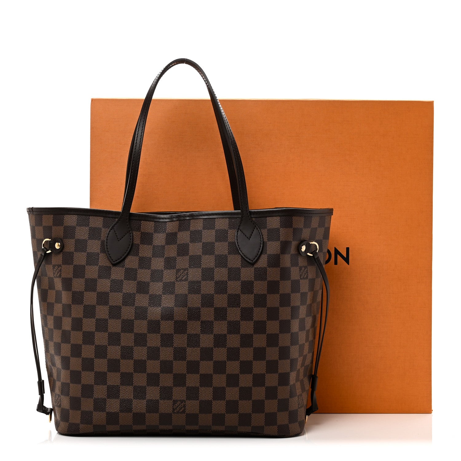 Louis Vuitton Damier Ebene Neo Neverfull MM Rose Ballerine 10 of 10