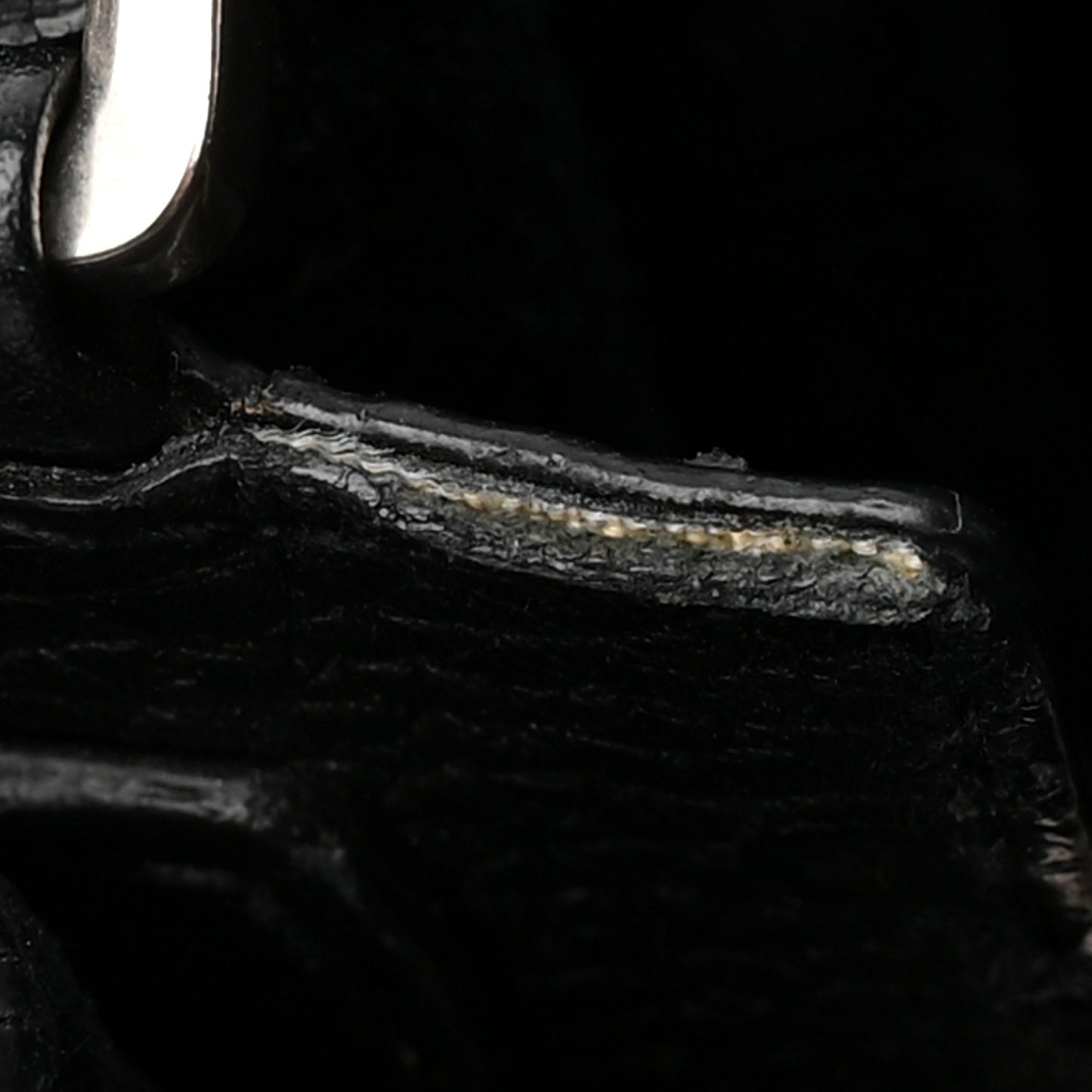 Grained Calfskin Baby Sac De Jour Souple Black