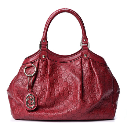 Gucci Guccissima Medium Sukey Tote Raspberry Candy 1 of 9