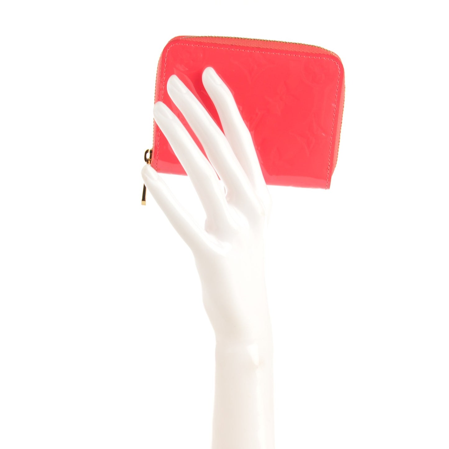 Vernis Zippy Coin Purse Wallet Rose Litchi