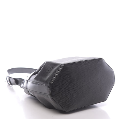 Louis Vuitton Epi Sac D'Epaule Black 4 of 10