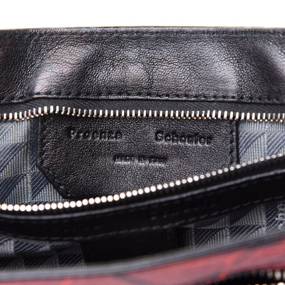 Proenza Schouler Calfskin Scribble Print Medium PS1 Satchel Red 7 of 9
