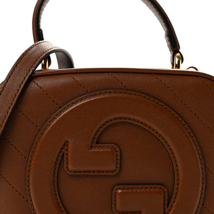 Gucci Sakai Be Green Calfskin Diagonal Stitched Blondie Top Handle Bag Cuir 8 of 12