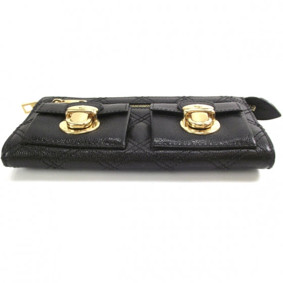 Marc Jacobs Leather Quilted Zip Wallet 4 of 9