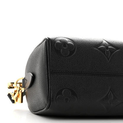 Louis Vuitton Empreinte Monogram Giant Speedy Bandouliere 20 Black 8 of 10