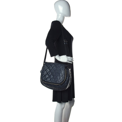 Chanel Nylon Quilted Coco Cocoon Messenger Black 2 of 14
