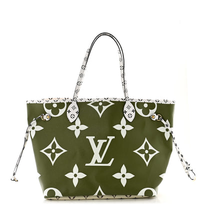 Louis Vuitton Monogram Giant Neverfull MM Kaki 1 of 10