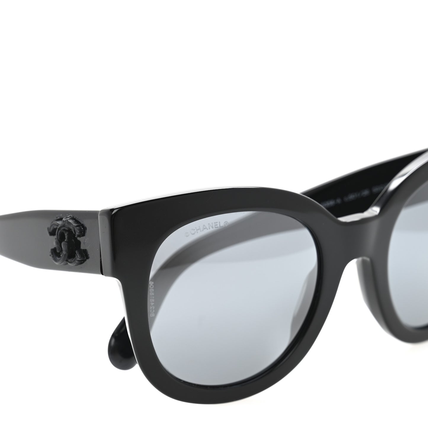 Acetate Butterfly Signature CC Sunglasses 5358-A Black