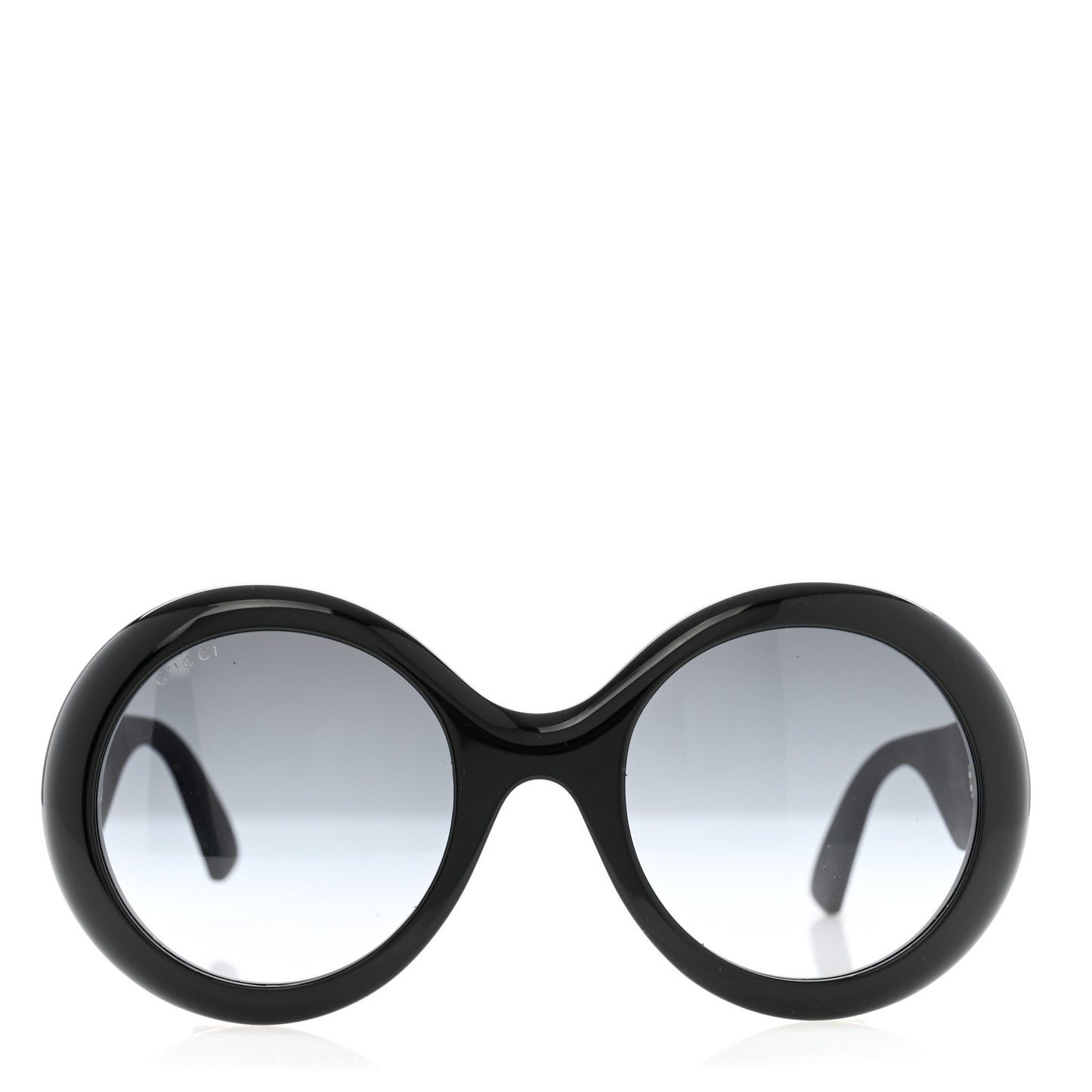 Acetate Round GG0101S Glitter Sunglasses Black