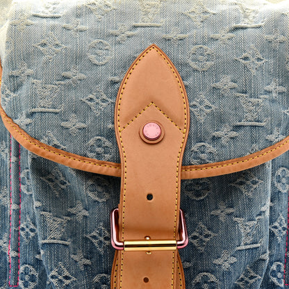 Louis Vuitton Denim Sunburst PM Messenger Blue 8 of 12