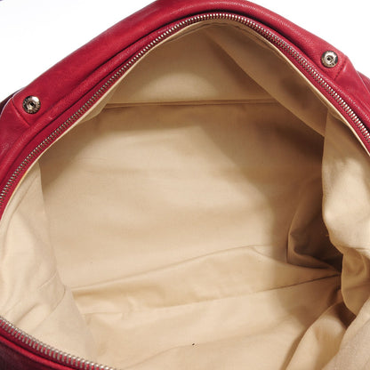 Chanel Calfskin Vintage Traveler Bag Red 8 of 8