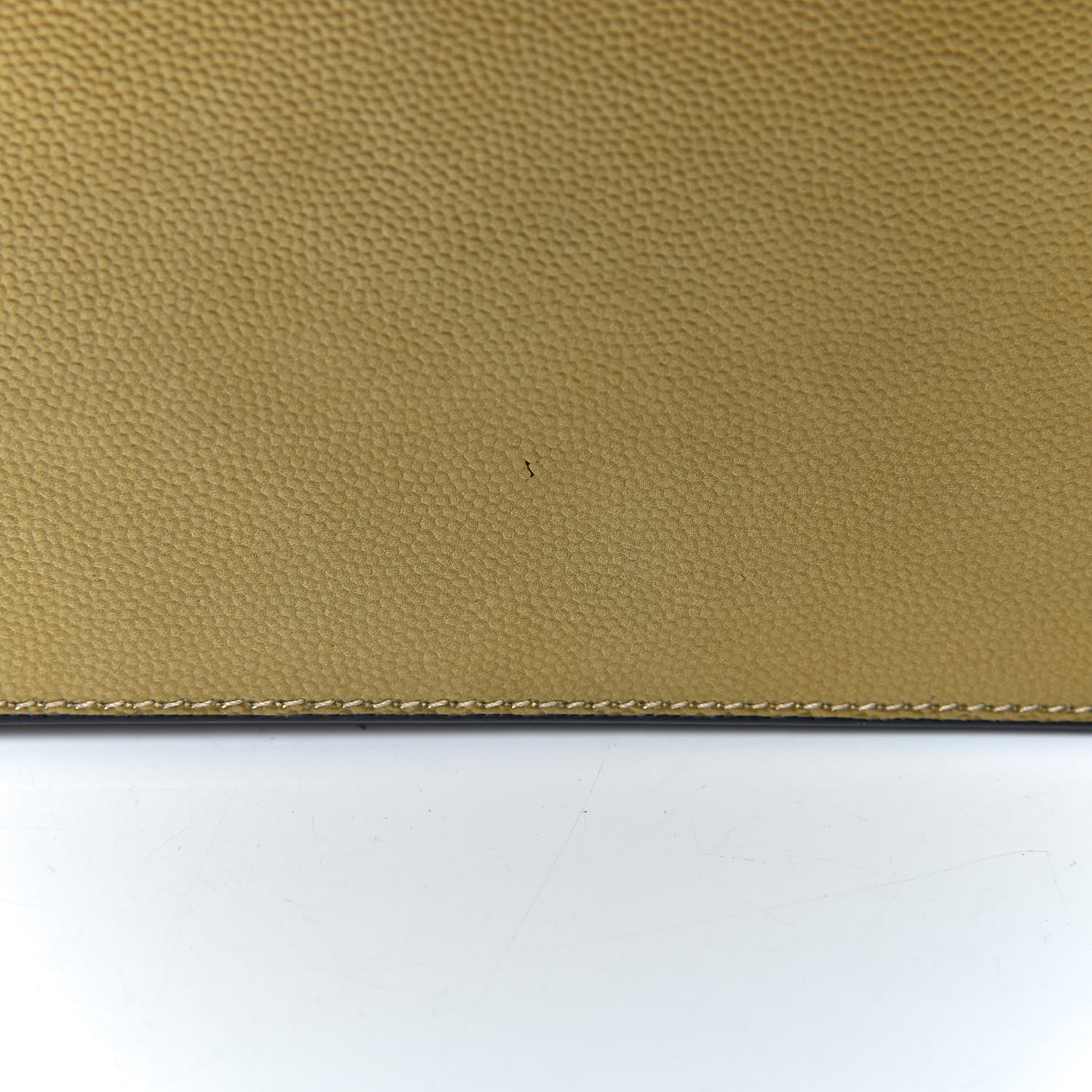 Saint Laurent Metallic Grain De Poudre Kate Monogram Tassel Chain Wallet Gold 10 of 11