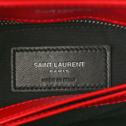 Saint Laurent Calfskin Y Quilted Monogram Toy Loulou Crossbody Bag Rouge Eros 6 of 10