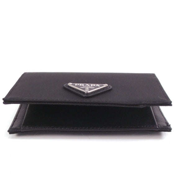 Prada Nylon Wallet Card Holder Black 4 of 9
