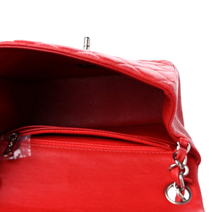 Chanel Lambskin Quilted Mini Square Flap Red 5 of 11