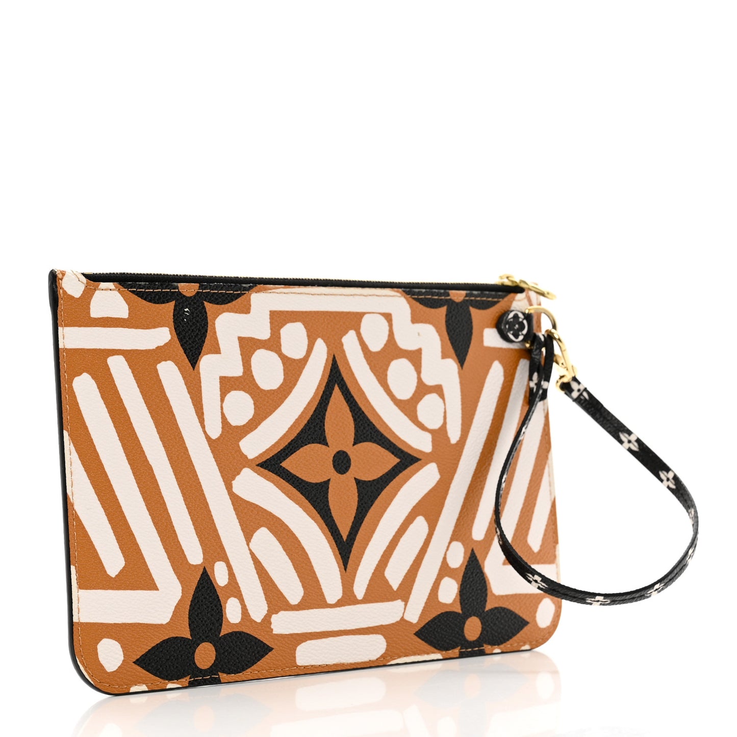 Monogram Giant Crafty Neverfull MM GM Pochette Creme Caramel