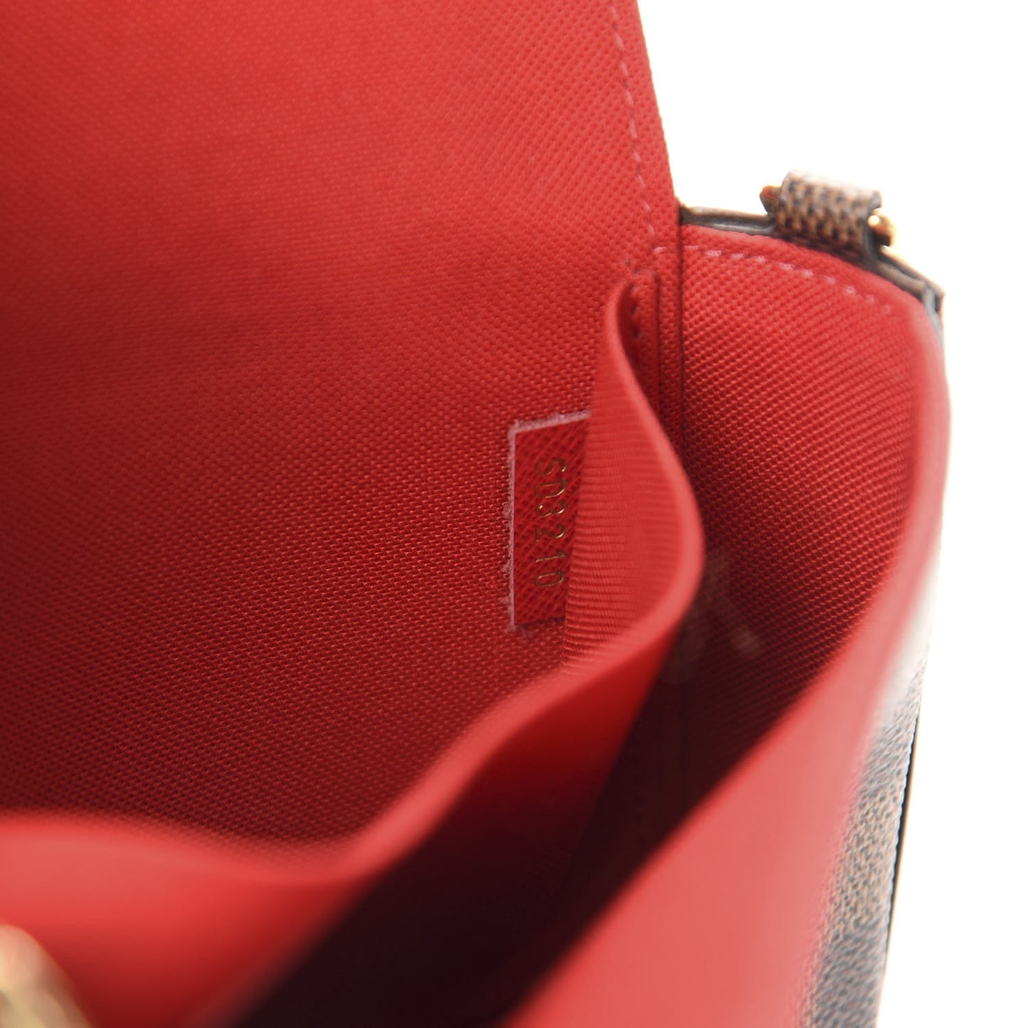 Damier Ebene Pochette Felicie Chain Wallet