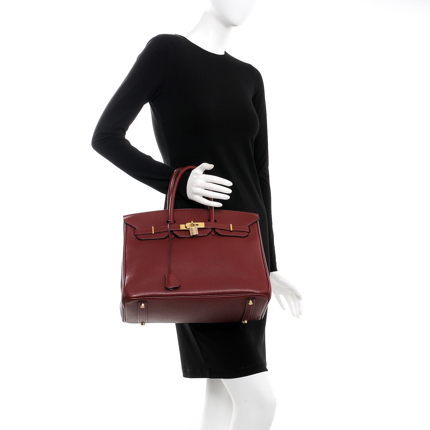 Hermes Fjord Birkin 35 Rouge H 2 of 37