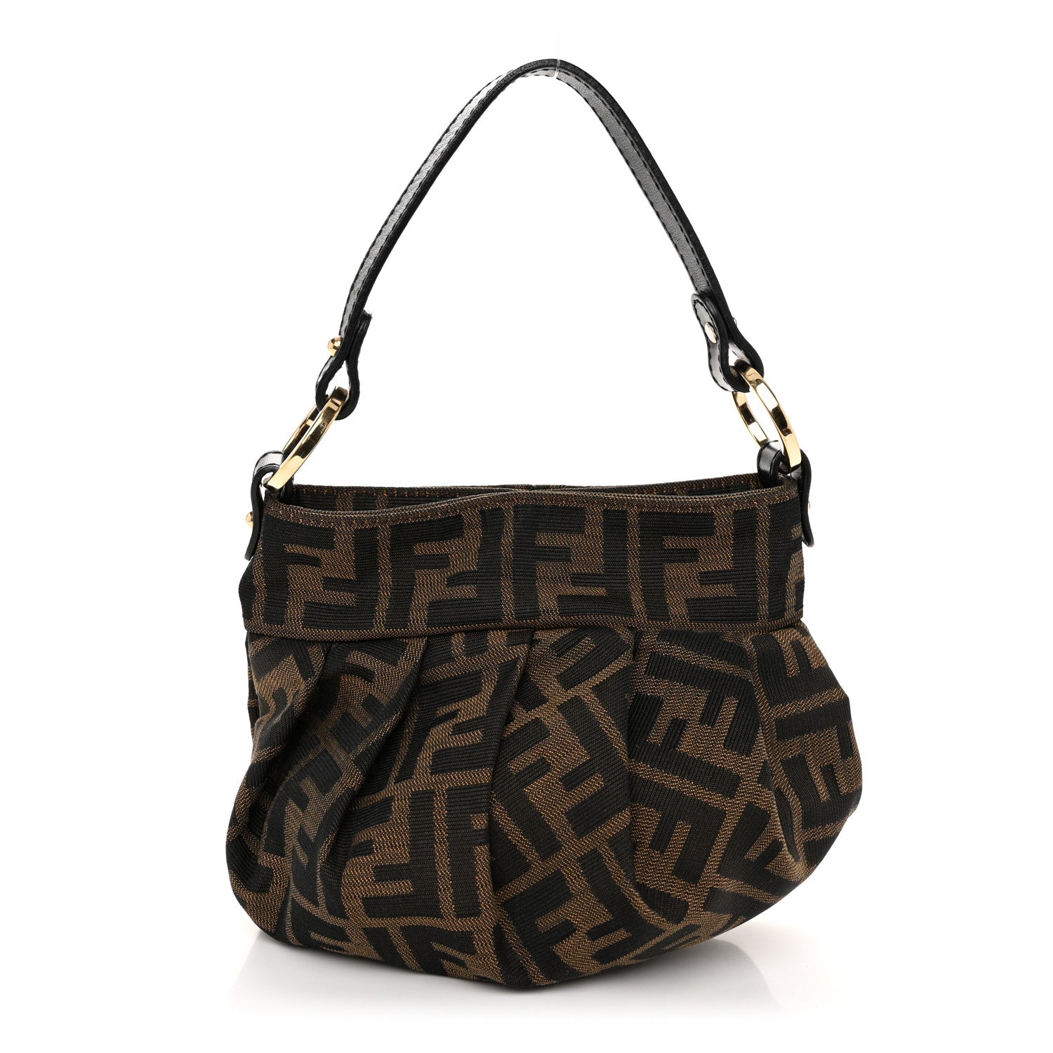 Fendi Zucca Mini Chef Hobo Tobacco 1 of 9