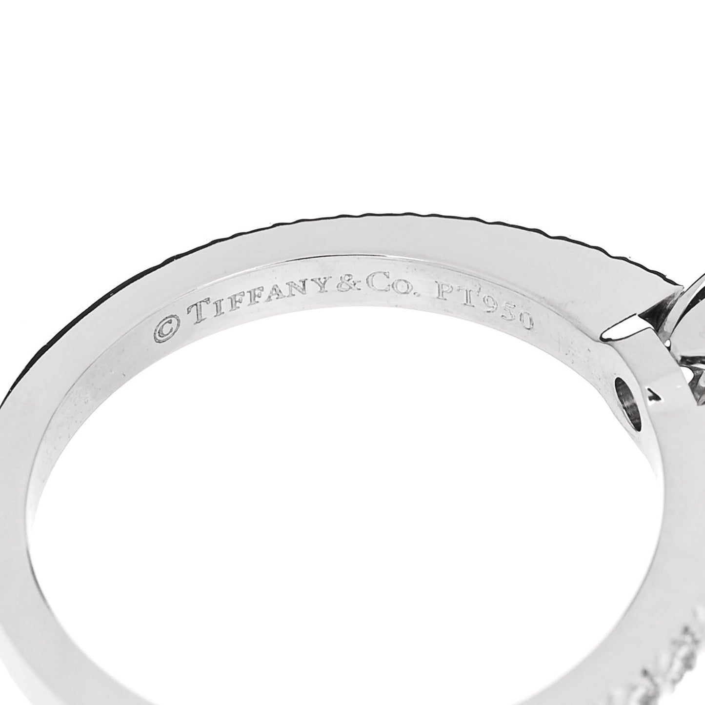 Platinum Diamond 0.43ct Novo Princess-Cut Engagement Ring 48 4.5