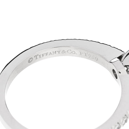 Tiffany Platinum Diamond 0.43ct Novo Princess-Cut Engagement Ring 48 4.5 5 of 7