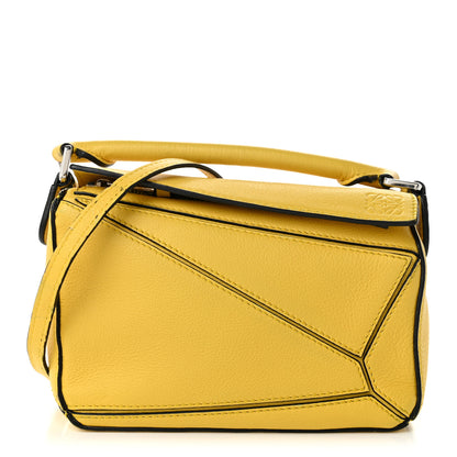 Loewe Calfskin Mini Puzzle Bag Yellow 1 of 11