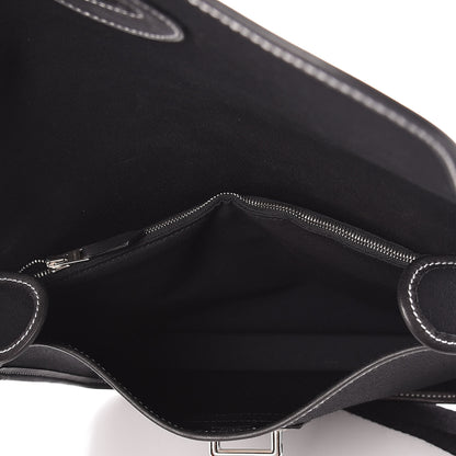 Hermes Toile Officier Mini Buenaventura Messenger Black 7 of 9
