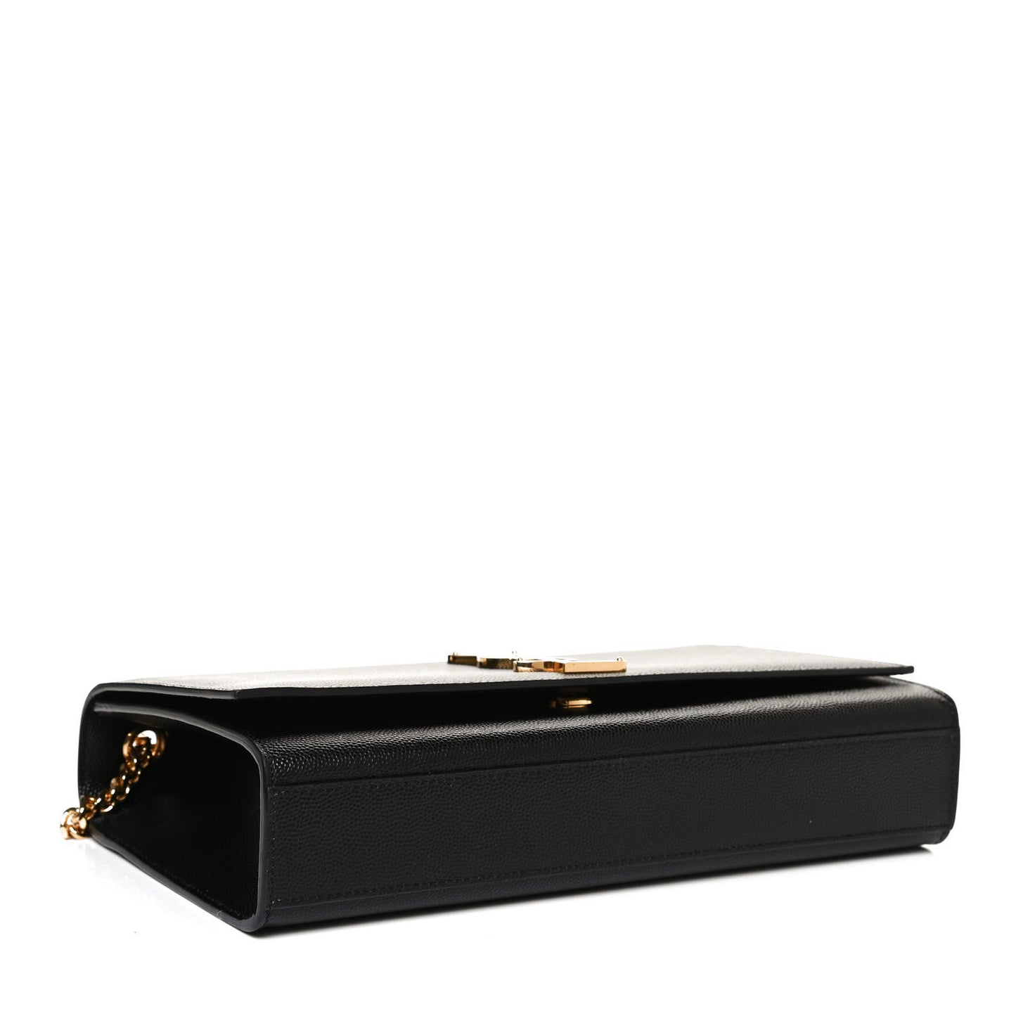 Grain De Poudre Medium Classic Monogram Kate Satchel Black