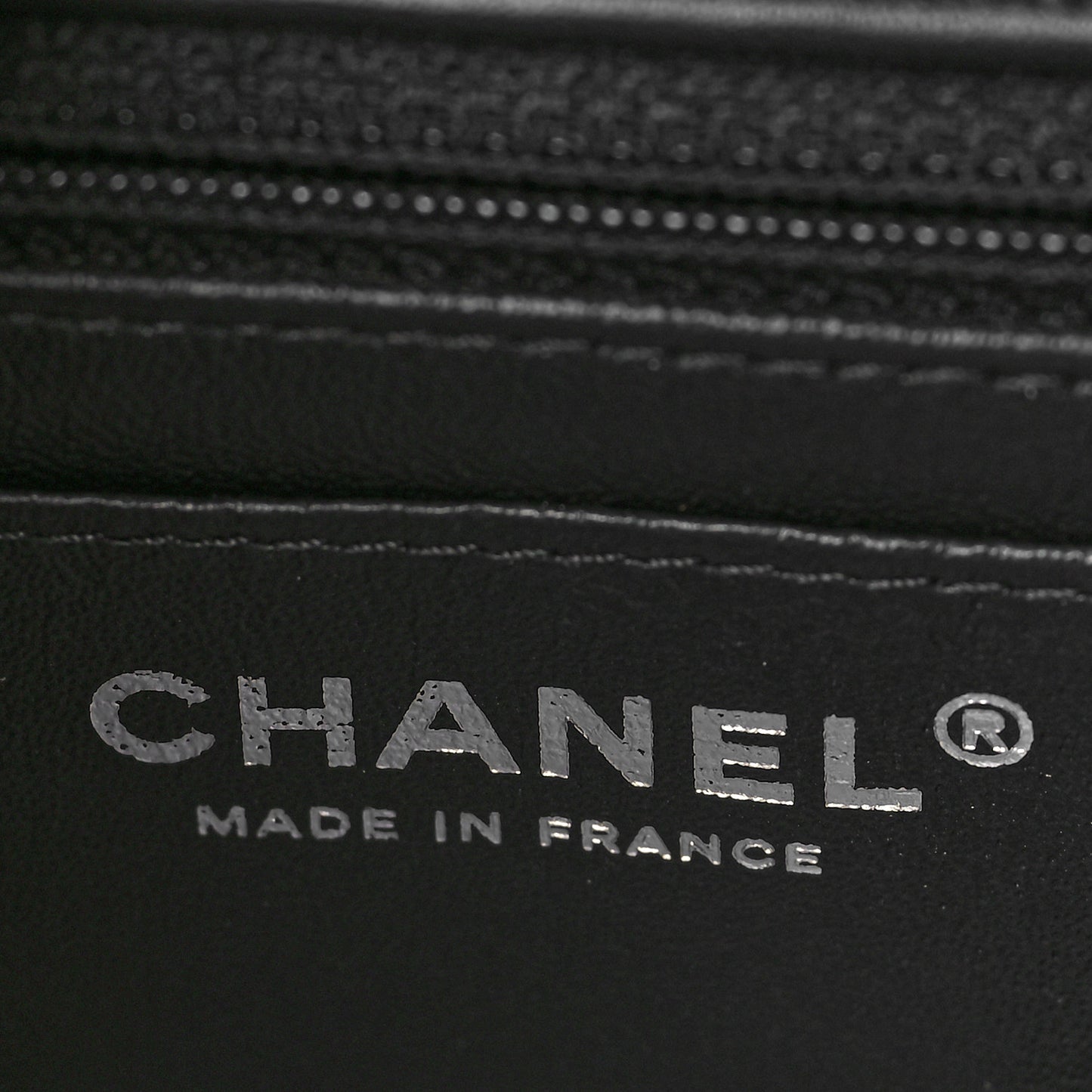 Lambskin Quilted Mini Rectangular Flap Black