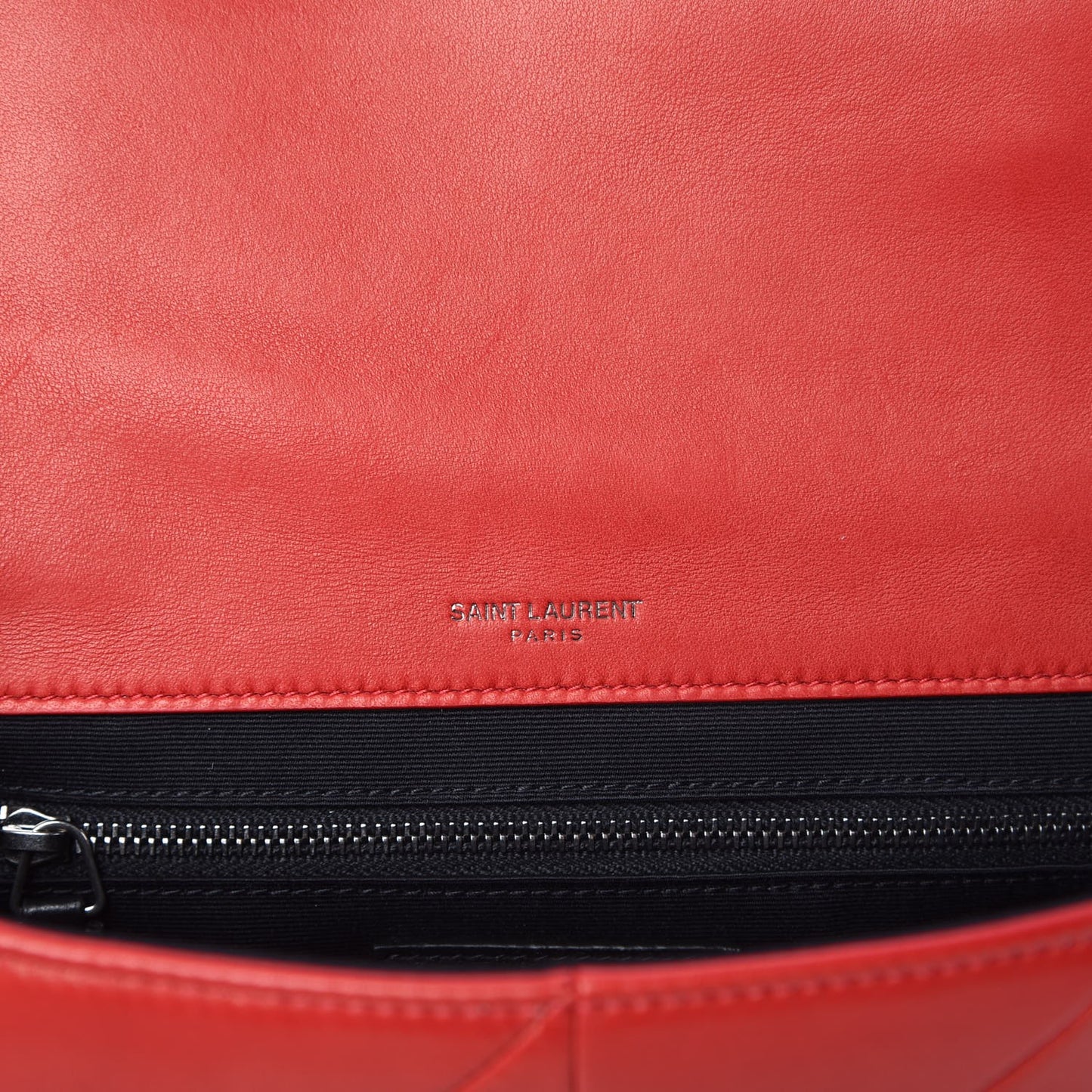 Lambskin Patchwork Monogram Medium Jamie Red