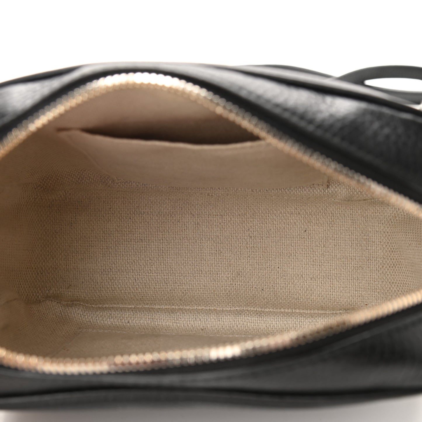 Pebbled Calfskin Small Soho Disco Bag Black
