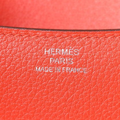 Hermes Evercolor Optique Enamel Constance 18 Capucine Bleu Black White 6 of 10